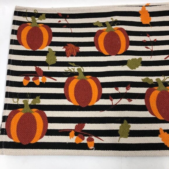 HARVEST COLLECTION SET‎ OF 6 FALL PRINTED PLACE MAT 13X19 NEW WITH TAG - Picture 4 of 5